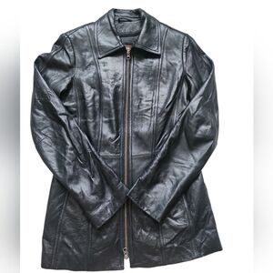Danier Women's Black Leather Jacket